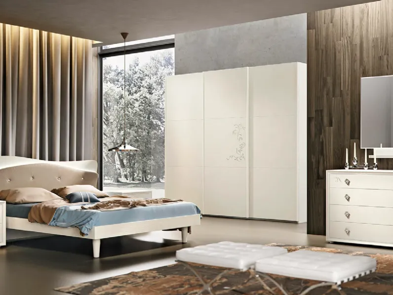Camera da letto Onda Dal cin in laminato a prezzo Outlet