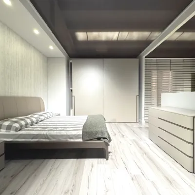 Camera da letto Opale Santalucia in laminato a prezzo Outlet