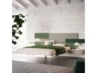 Camera da letto Jasmine compongo night 01 Orme in laccato opaco in Offerta Outlet