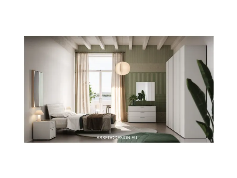 Camera da letto Orme Orme night 03 a prezzo ribassato in laminato