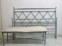 Vendiamo Panchina in ferro battuto, Testata letto Maggioni in laminato a prezzo scontato!