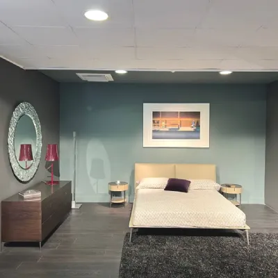 Camera da letto Papillon Alivar in pelle in Offerta Outlet