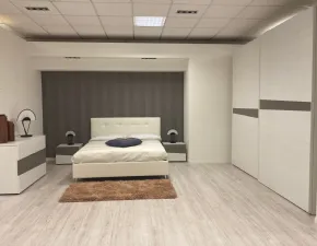 Camera da letto Pratico Santalucia in laminato in Offerta Outlet