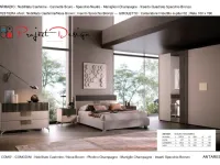 Camera da letto Project 2  Artigianale in laminato in Offerta Outlet