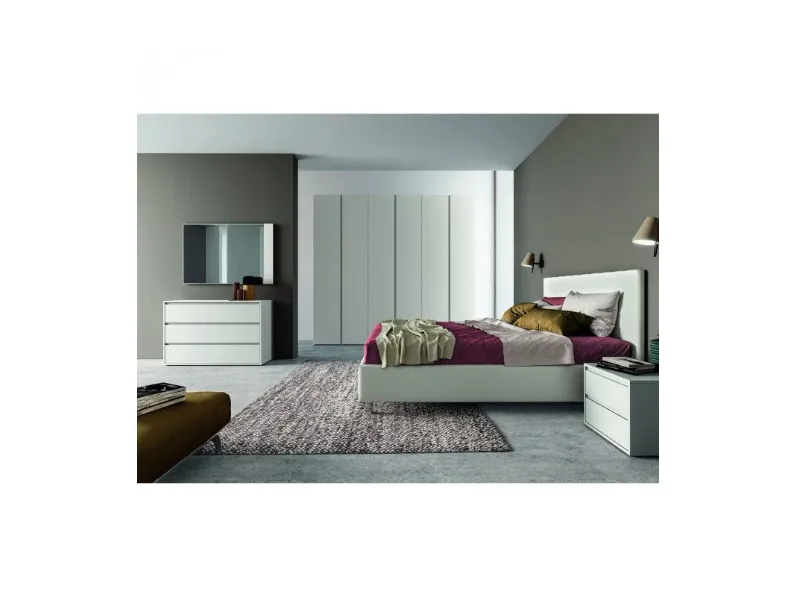 Camera da letto Ptn304 Santalucia in laminato a prezzo scontato