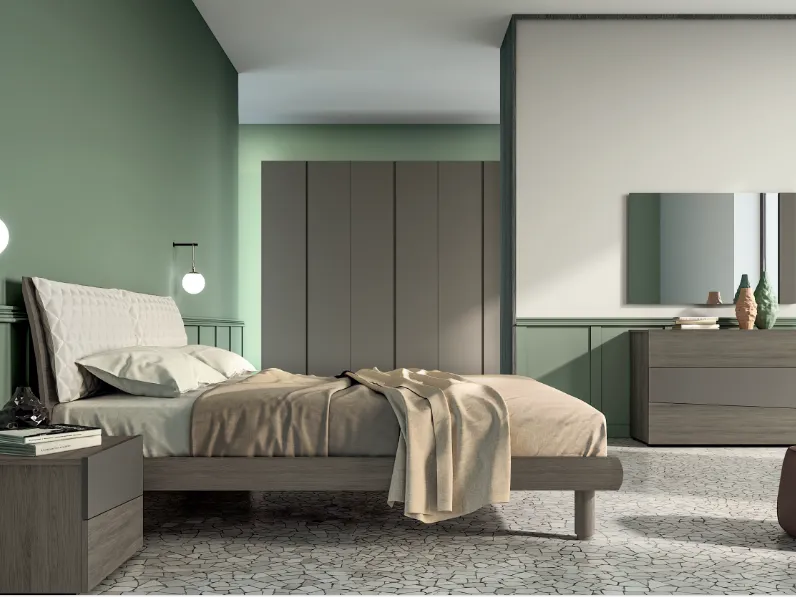 Camera da letto Ptn309 Santalucia in legno a prezzo ribassato
