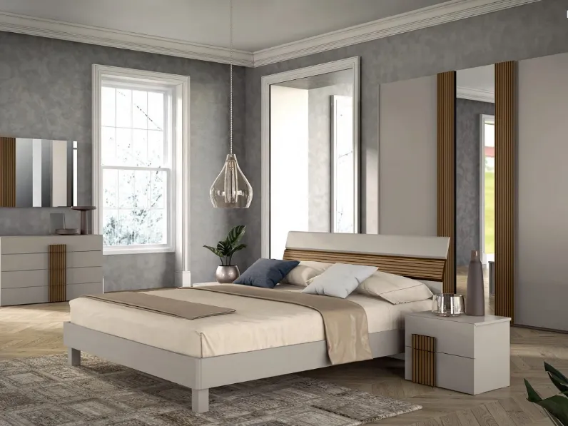 Camera da letto R04 Artigianale in laminato a prezzo Outlet