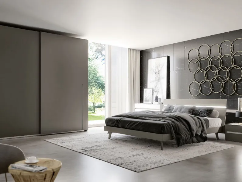 Camera da letto Camera matrimoniale completa mod.street in promo-sconto del 50% S75 a un prezzo imperdibile