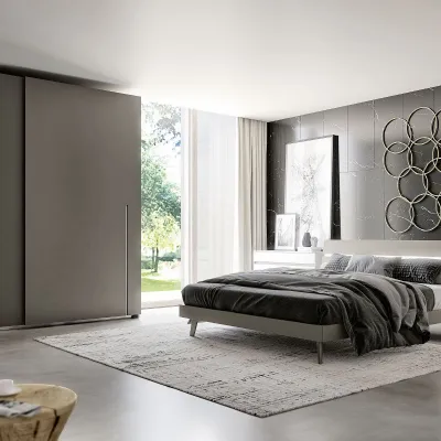 Camera da letto Camera matrimoniale completa mod.street in promo-sconto del 50% S75 a un prezzo imperdibile