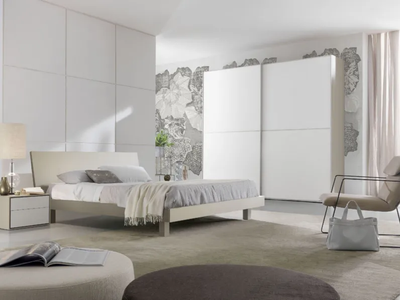 Camera da letto Catania S75 in laccato opaco in Offerta Outlet