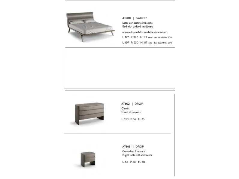 Camera da letto Sailor - drop Giorgio casa OFFERTA OUTLET