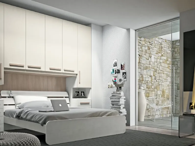 Camera da letto San martino mobili Smart a prezzo scontato in laminato affrettati