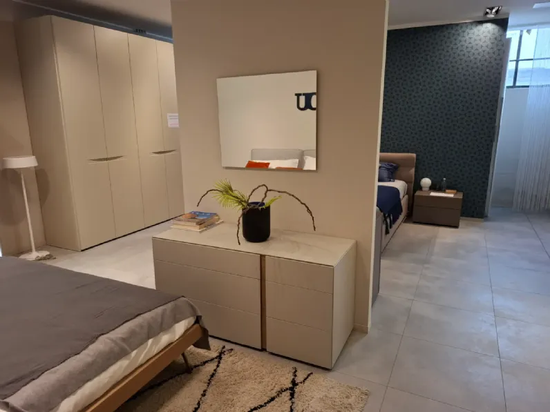 Camera da letto Camera da letto matrimoniale horizonta Sangiacomo in laccato opaco a prezzo ribassato