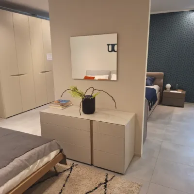 Camera da letto Camera da letto matrimoniale horizonta Sangiacomo in laccato opaco a prezzo ribassato