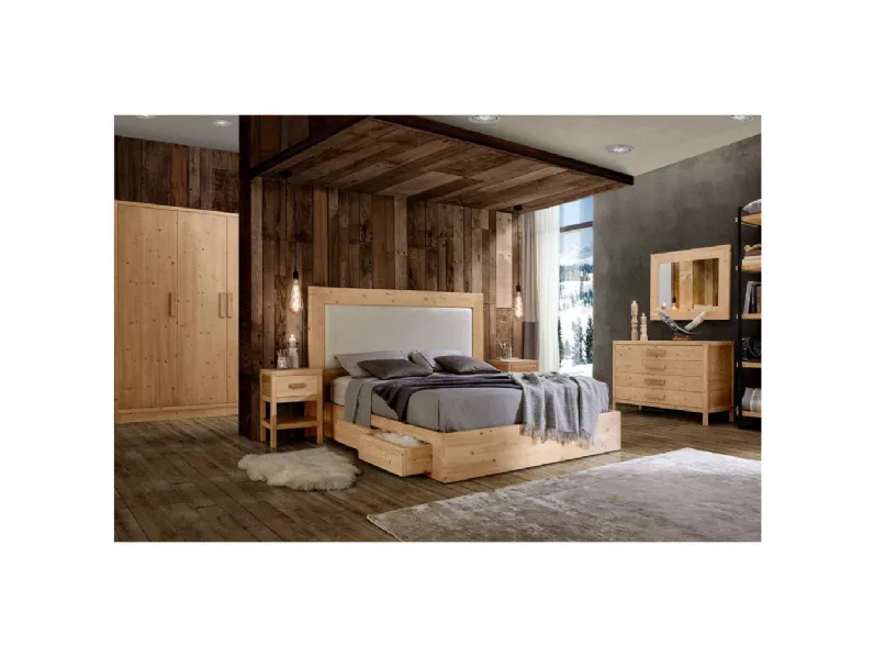 Camera da letto Mirandola nicola e cristano Sara a prezzo ribassato in legno