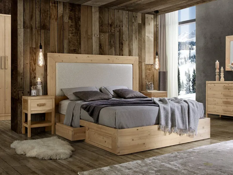 Camera da letto Mirandola nicola e cristano Sara a prezzo ribassato in legno