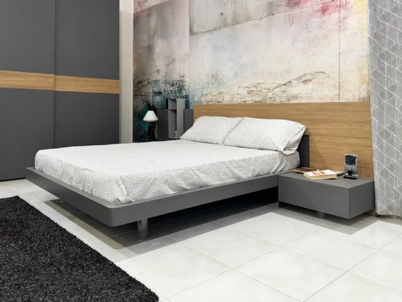 Camera da letto Scacco Santalucia in laminato a prezzo Outlet