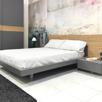 Camera da letto Scacco Santalucia in laminato a prezzo Outlet