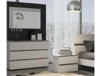 Camera da letto Silver 1 Collezione esclusiva in laminato in Offerta Outlet