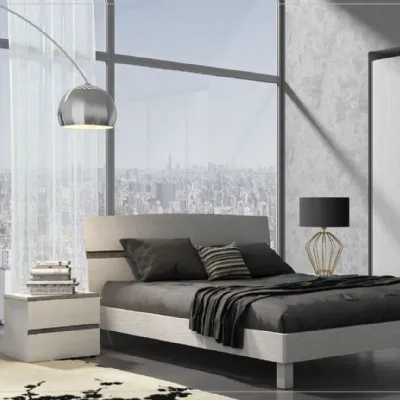 Camera da letto Silver 1 Collezione esclusiva in laminato in Offerta Outlet