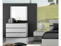 Camera da letto Silver 5 Collezione esclusiva in laminato a prezzo Outlet