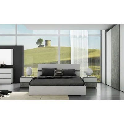 Camera da letto Silver 5 Collezione esclusiva in laminato a prezzo Outlet