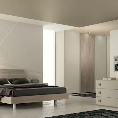 Camera da letto Smart 41 San martino mobili in laminato a prezzo Outlet