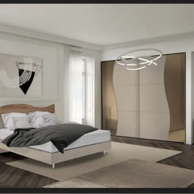 Camera da letto Artigianmobili Surf a prezzo scontato in tamburato