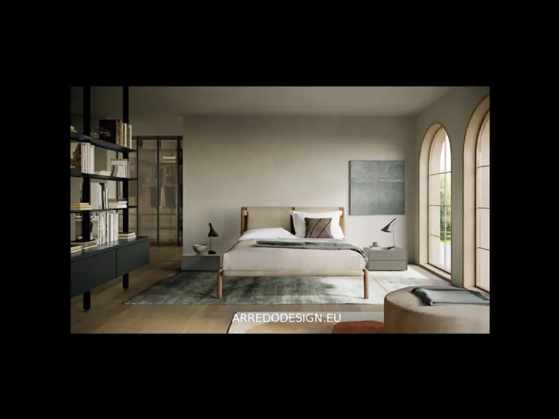 Camera da letto Tepu Dall'agnese in legno a prezzo Outlet