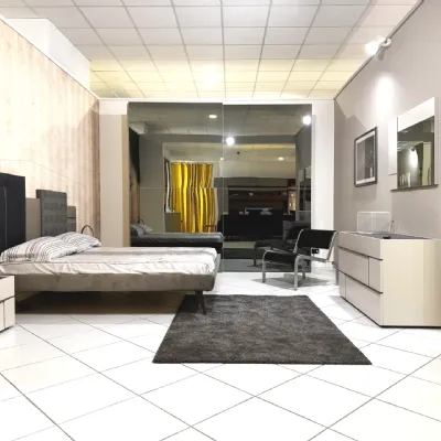 Camera da letto Hashtag Tomasella in laccato opaco a prezzo Outlet