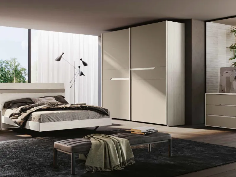 Camera da letto Totem Imab in laminato in Offerta Outlet