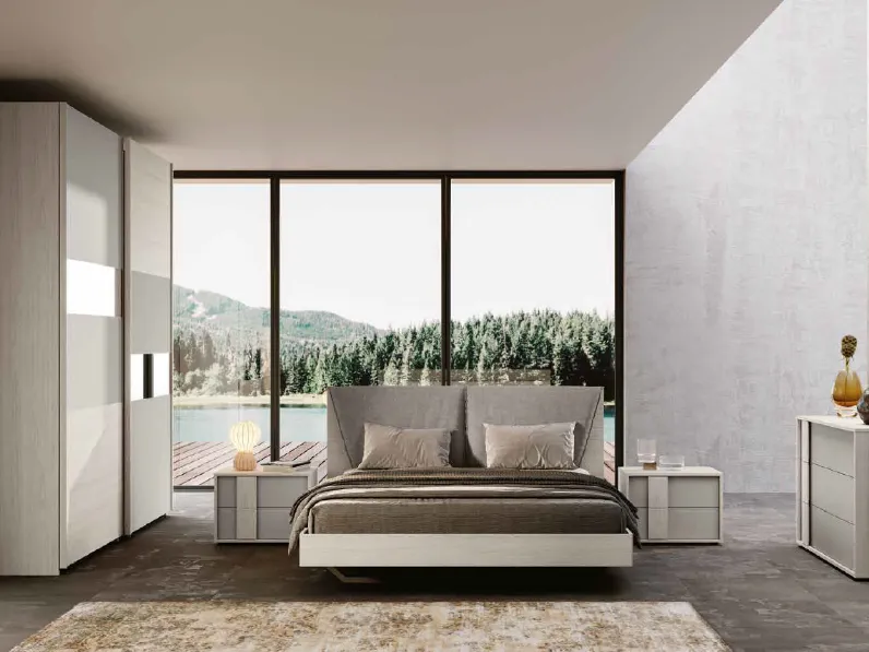 Camera da letto Twist Imab in laminato a prezzo ribassato