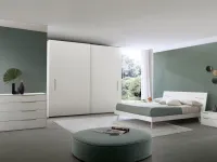 Camera da letto Unica S75 in laccato opaco a prezzo ribassato