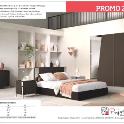 Camera da letto Vega Artigianale in laminato a prezzo ribassato