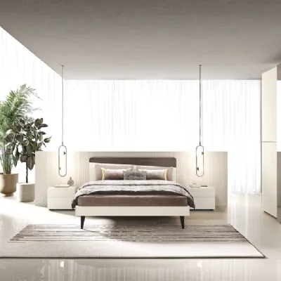 Camera da letto Vega Gruppo silwood in laminato in Offerta Outlet