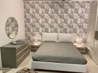 Camera da letto Verti Orme in laminato a prezzo Outlet