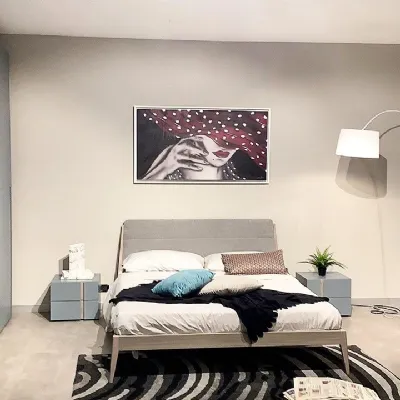 Camera da letto Virgo La casa moderna in laccato opaco a prezzo Outlet