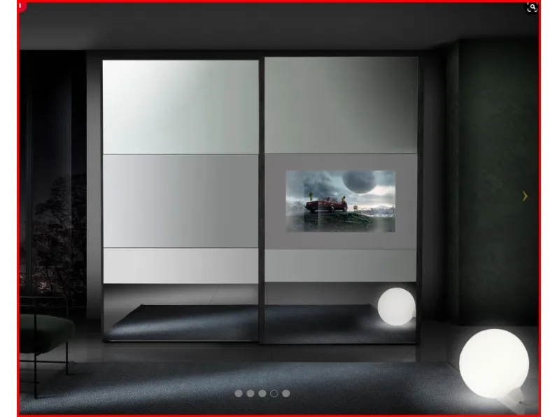 Camera da letto Vogue glass Artigianale OFFERTA OUTLET