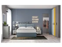Camera da letto Colombini casa Wembley a prezzo ribassato in laminato