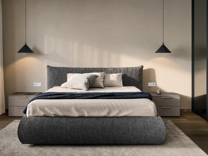 Camere da letto Battistella Camera con letto imbottito