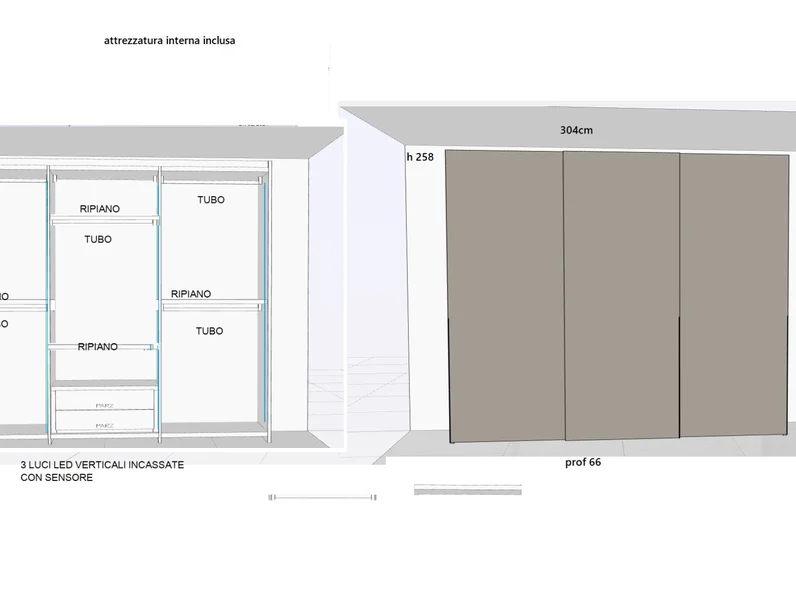 Camere da letto Pianca PRIMO TRAMA ATLANTE