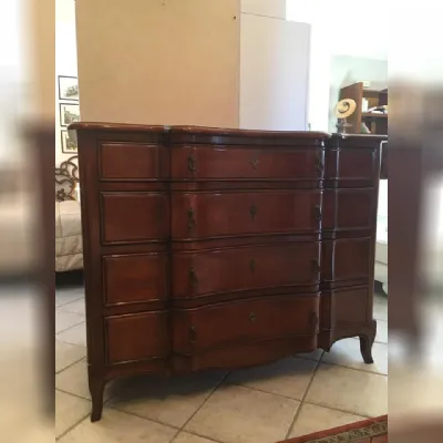 Cassettiera Classica modello Com e comodini ciliegio a marchio Stella del mobile a prezzo Outlet