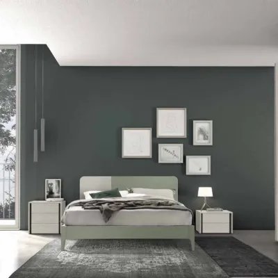 Camera completa Camera matrimoniale green white relax moderna in offerta  Outlet etnico OFFERTA OUTLET
