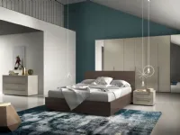 Camera da letto Comp.12 Orme in laminato a prezzo Outlet