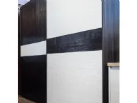 camera in legno e bambu in colore white black 