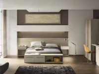 Camera da letto Composizione 59 San martino mobili in legno a prezzo Outlet