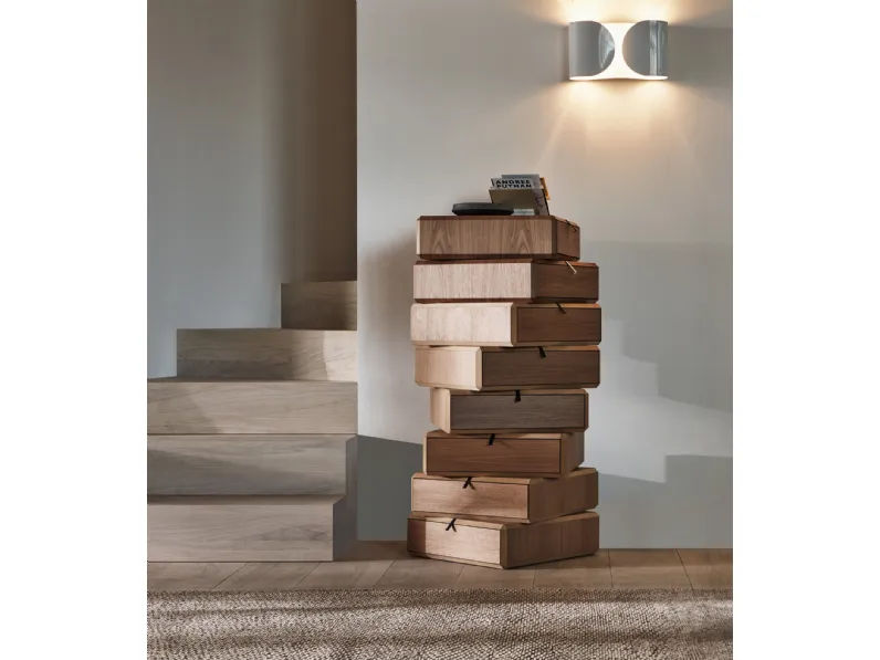 Cassettiera modello Teorema  in Legno Molteni & c in Offerta Outlet