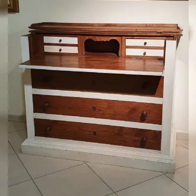 Cassettiera in Legno Gruppo in massello di castagno Artigianale a prezzo scontato
