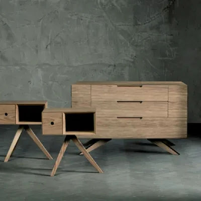 Com� e comodini Com� e comodini rovere massello Artigianale PREZZI OUTLET