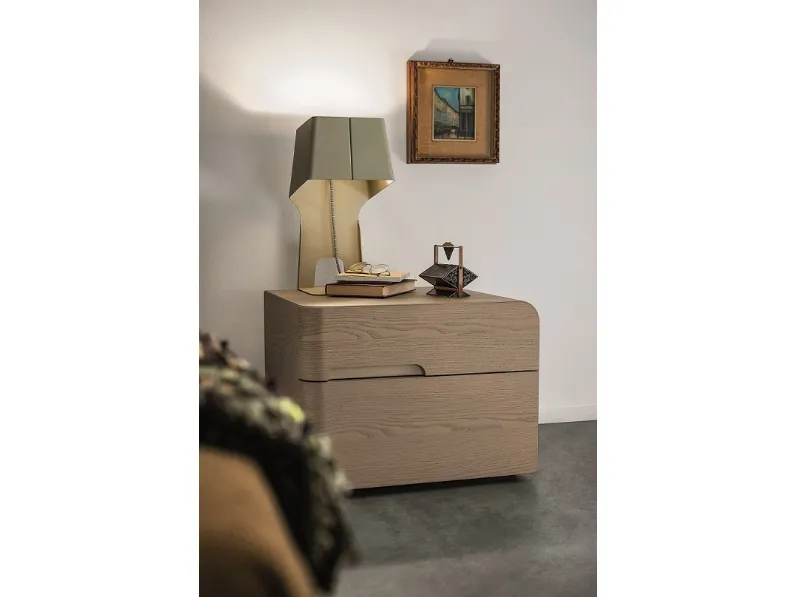 Com� e comodini Cora Napol in Olmo Perla  a prezzo scontato